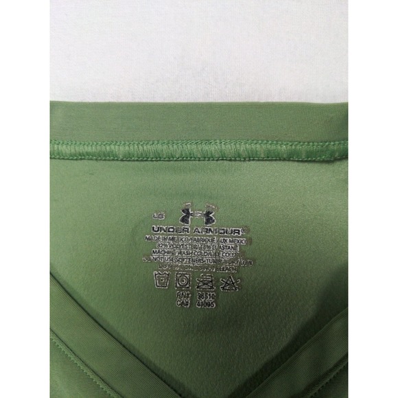 Under Armour Compression Workout Tshirt Women's Size L Green - Picture 7 of 15